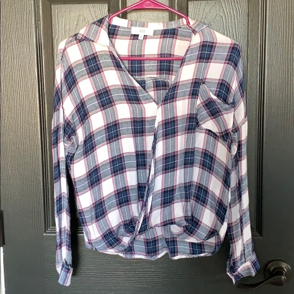 NSR Flannel Shirt. One Snap in the front.